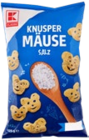 Knusper-Mäuse Salz von K-CLASSIC für 0,99 € bei Kaufland im Angebot Knusper-Mäuse Salz von K-CLASSIC im aktuellen Kaufland Prospekt