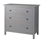 Kommode im IKEA Prospekt Kommode mit 3 Schubladen grau lasiert von HEMNES im aktuellen IKEA Prospekt für 149,00 €