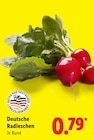 Deutsche Radieschen bei Lidl im Tarp Prospekt für 0,79 €