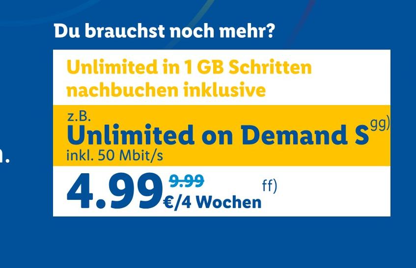 Unlimited on Demand S