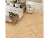 Sol stratifié chevron bois clair 8 mm AC5 en promo chez Brico Dépôt Sol stratifié chevron bois clair 8 mm AC5 dans le catalogue Brico Dépôt