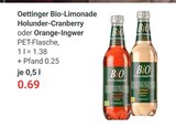 Bio-Limonade Holunder-Cranberry im Angebot bei GLOBUS in Duisburg Bio-Limonade Holunder-Cranberry Angebote von Oettinger bei GLOBUS Duisburg für 0,69 €
