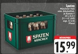 Münchner Hell oder Alkoholfrei im Angebot bei EDEKA in Willich Münchner Hell oder Alkoholfrei Angebote von Spaten bei EDEKA Willich für 15,99 €
