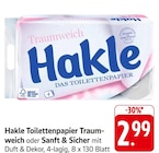 Hakle Toilettenpapier Traumweich Angebote von Hakle bei E center Freiburg für 2,99 €