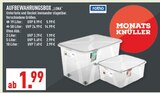 Aufbewahrungsbox 'Lona' 19 Liter im Angebot bei Marktkauf in Ibbenbüren Aufbewahrungsbox 'Lona' 19 Liter Angebote von rotho bei Marktkauf Ibbenbüren für 1,99 €