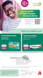Apotheken Prospekt von mea - meine apotheke Hornberg mea - meine apotheke Prospekt: "Unsere Juni-Angebote", 4 Seiten, 01.06.2026 - 30.06.2026