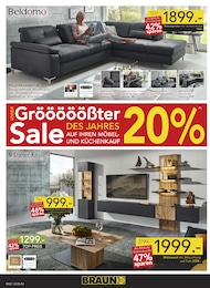 Wohnwand Angebot im aktuellen BRAUN Möbel-Center Prospekt auf Seite 4