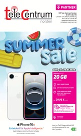 Handy im WR Tele-Centrum Norden GmbH & Co.KG Prospekt in Aurich Aktueller WR Tele-Centrum Norden GmbH & Co.KG Prospekt mit Handy, "SUMMER SALE", Seite 1