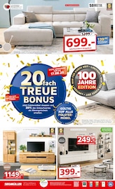 Aktueller Segmüller Prospekt mit Polstermöbel, "20 fach Treue Bonus", Seite 2