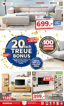 Fernseher im aktuellen Segmüller Prospekt (Wiesbaden) Fernseher im Segmüller Prospekt "20 fach Treue Bonus" mit 8 Seiten (Wiesbaden)