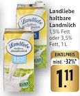 E center Reinheim - haltbare Landmilch 1,5% Fett Angebot im Prospekt haltbare Landmilch 1,5% Fett bei E center im Reinheim Prospekt für 1,11 €