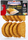 10 CORDONS BLEUS DE POULET MAÎTRE COQ - MAITRE COQ en promo à 6,49 € chez Auchan Hypermarché 10 CORDONS BLEUS DE POULET MAÎTRE COQ - MAITRE COQ dans le catalogue Auchan Hypermarché
