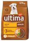 Croquettes petit chien adulte poulet - ULTIMA en promo chez Intermarché Montpellier à 6,73 €
