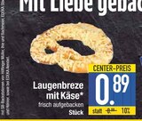 Laugenbreze mit Käse im EDEKA Prospekt Laugenbreze mit Käse im aktuellen EDEKA Prospekt für 0,89 €