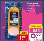 Aktuelles Leberwurst Angebot bei Netto Marken-Discount in Leverkusen ab 0,99 €