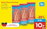 Wiener Würstchen im Angebot bei Netto Marken-Discount in Moers Wiener Würstchen Angebote von Metten bei Netto Marken-Discount Moers für 10,00 €