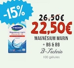 Magnésium marin + B6 & B9 - B-TECHNIE à 22,50 € dans le catalogue Naturalia