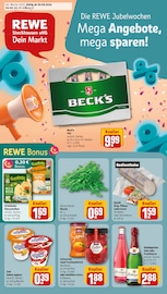 Aktueller REWE Prospekt mit Becks, "Dein Markt", Seite 1