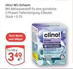 WC-Schaum im Angebot bei GLOBUS in Ludwigshafen WC-Schaum Angebote von clino! bei GLOBUS Ludwigshafen für 3,49 €