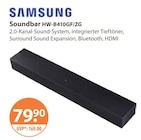 Soundbar HW-B410GF/ZG von Samsung im aktuellen V-Markt Prospekt für 79,90 €