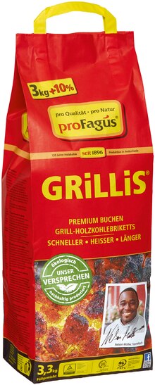 Heimwerken von Profagus im aktuellen REWE Prospekt Grillbriketts »Grillis«* von Profagus für 5,99 € bei REWE im Angebot