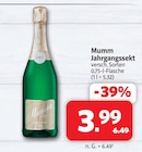 Aktuelle Mumm Angebote bei Markant Nordwest in Osnabrück Aktuelles Jahrgangssekt Angebot bei Markant Nordwest in Osnabrück ab 3,99 €