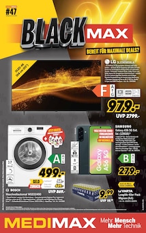Aktueller MEDIMAX Prospekt "BLACK MAX" Aktueller MEDIMAX Prospekt