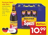 Spezi oder Zero im Netto Marken-Discount Prospekt Spezi oder Zero von Paulaner im aktuellen Netto Marken-Discount Prospekt für 10,99 €