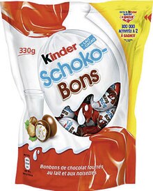 KINDER Schoko-Bons - Casino Supermarchés à Asnières-sur-Seine KINDER Schoko-Bons en promo chez Casino Supermarchés Asnières-sur-Seine à 4,10 €