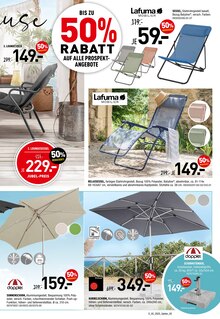 Sonnenschirm im aktuellen Möbel Wallach Prospekt (Hildesheim) Sonnenschirm im Möbel Wallach Prospekt "STARTKLAR FÜR DEN GARTEN" mit 12 Seiten (Hildesheim)