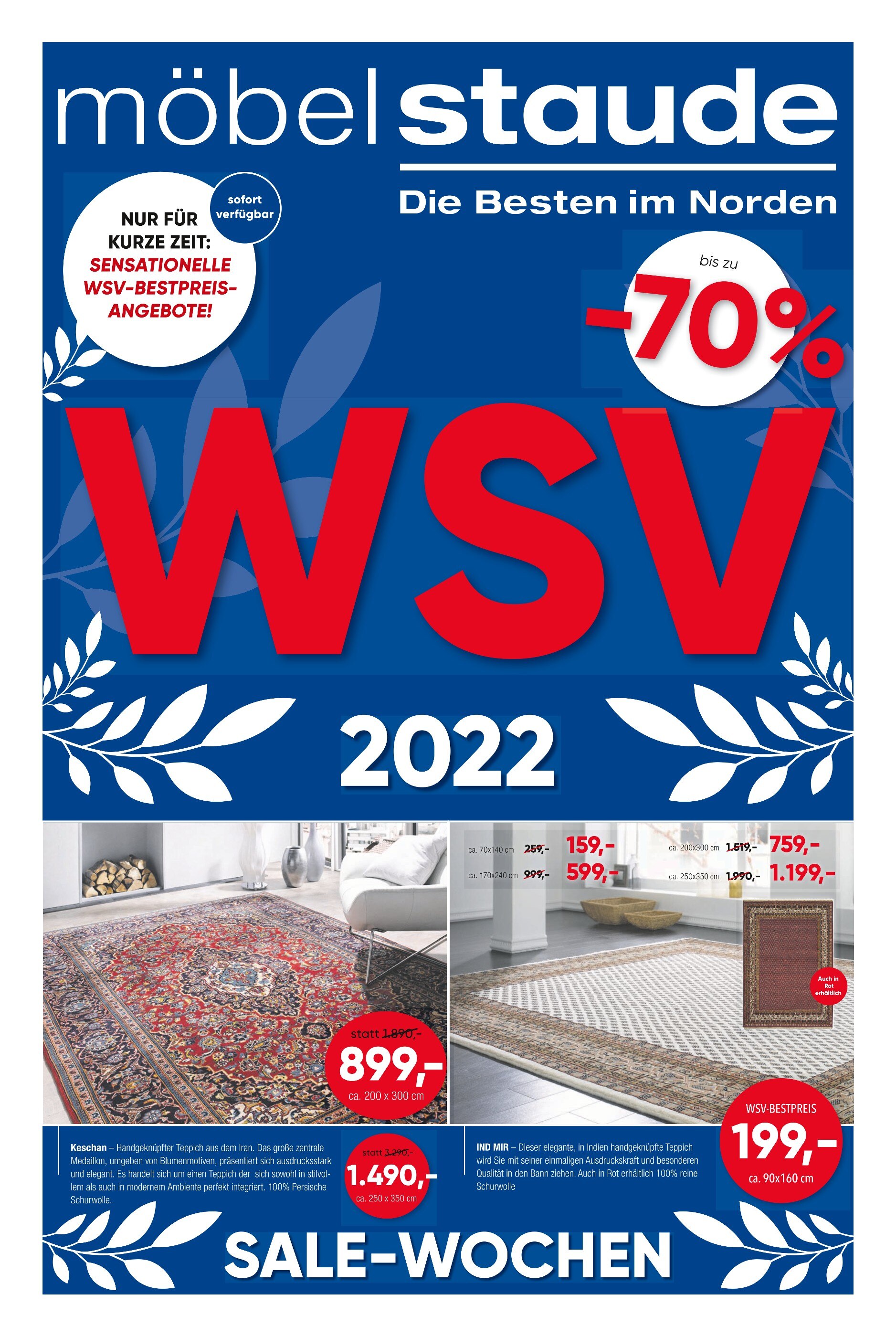 Möbel Staude Prospekt für Hannover mit 4 Seiten Möbel Staude Prospekt für Hannover: "Top Angebote!", 4 Seiten, 24.01.2022 - 05.02.2022