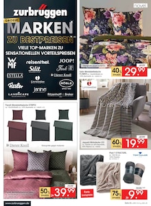 Bettwäsche im Zurbrüggen Prospekt "MARKEN ZU BESTPREISEN" mit 44 Seiten (Bielefeld)