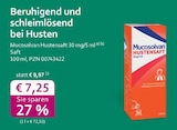 Hustensaft 30 mg/5 ml Saft bei mea - meine apotheke im Prospekt "" für 7,25 €