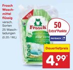 Waschmittel flüssig Aloe Vera Angebote von Frosch bei Netto Marken-Discount Leonberg für 4,99 €