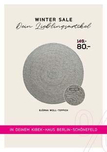 Wolle im Kibek Prospekt "WINTER SALE" mit 21 Seiten (Potsdam)