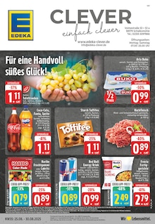 EDEKA Prospekt der KW 35 "Aktuelle Angebote" Aktueller EDEKA Prospekt "Aktuelle Angebote" Seite 1 von 24 Seiten