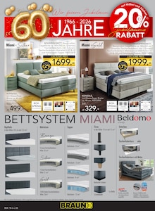 BRAUN Möbel-Center Prospekt der KW 42 "60 JAHRE BRAUN MÖBEL CENTER" Aktueller BRAUN Möbel-Center Prospekt "60 JAHRE BRAUN MÖBEL CENTER" Seite 2 von 24 Seiten