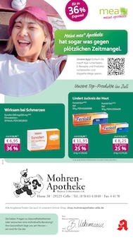Aktueller mea - meine apotheke Prospekt (Celle, 4 Seiten zum blättern mea - meine apotheke Prospekt Unsere Juli-Angebote mit 4 Seiten