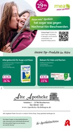 mea - meine apotheke Apotheken Prospekt der aktuellen Woche mit 4 Seiten, gültig von 01.03.2026 bis 31.03.2026, in Drochtersen und Umgebung Aktueller mea - meine apotheke Apotheken Prospekt in Drochtersen und Umgebung, "Unsere März-Angebote" mit 4 Seiten, 01.03.2026 - 31.03.2026