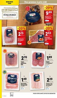 Promo Salami dans le catalogue Lidl du moment à la page 18