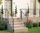 Pack garde-corps à plat Cala anthracite (RAL 9005) en promo chez Castorama Pack garde-corps à plat Cala anthracite (RAL 9005) dans le catalogue Castorama