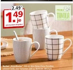 Becher 'Karo/Kreise' von Prima Tavola im aktuellen Segmüller Prospekt