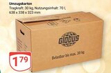 Aktuelles Umzugskarton Angebot bei GLOBUS in Ludwigshafen (Rhein) ab 1,79 €