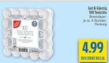 100 Teelichte Angebote von Gut & Günstig bei diska Erlangen für 4,99 €