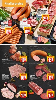 Wurst im REWE Prospekt "Dein Markt" mit 31 Seiten (Duisburg)