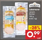 Leberwurst Angebote von Hofmaier bei Netto Marken-Discount Bocholt für 0,99 €