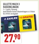 Mach 3 Rasierklingen Angebote von Gillette bei Marktkauf Herten für 27,90 €