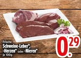 Aktuelles Schweine-Leber, -Herzen oder -Nieren Angebot bei EDEKA in Augsburg ab 0,29 €