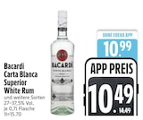 Carta Blanca Superior White Rum im Angebot bei EDEKA in Ravensburg Carta Blanca Superior White Rum Angebote von Bacardi bei EDEKA Ravensburg für 10,49 €