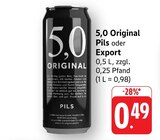 Pils Angebote von 5,0 Original bei E center Konz für 0,49 €